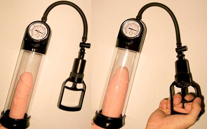 How to use a vacuum pump to increase a member